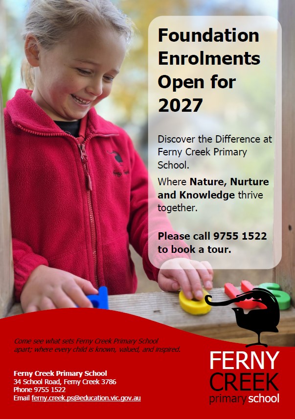 Enrolments open 2027